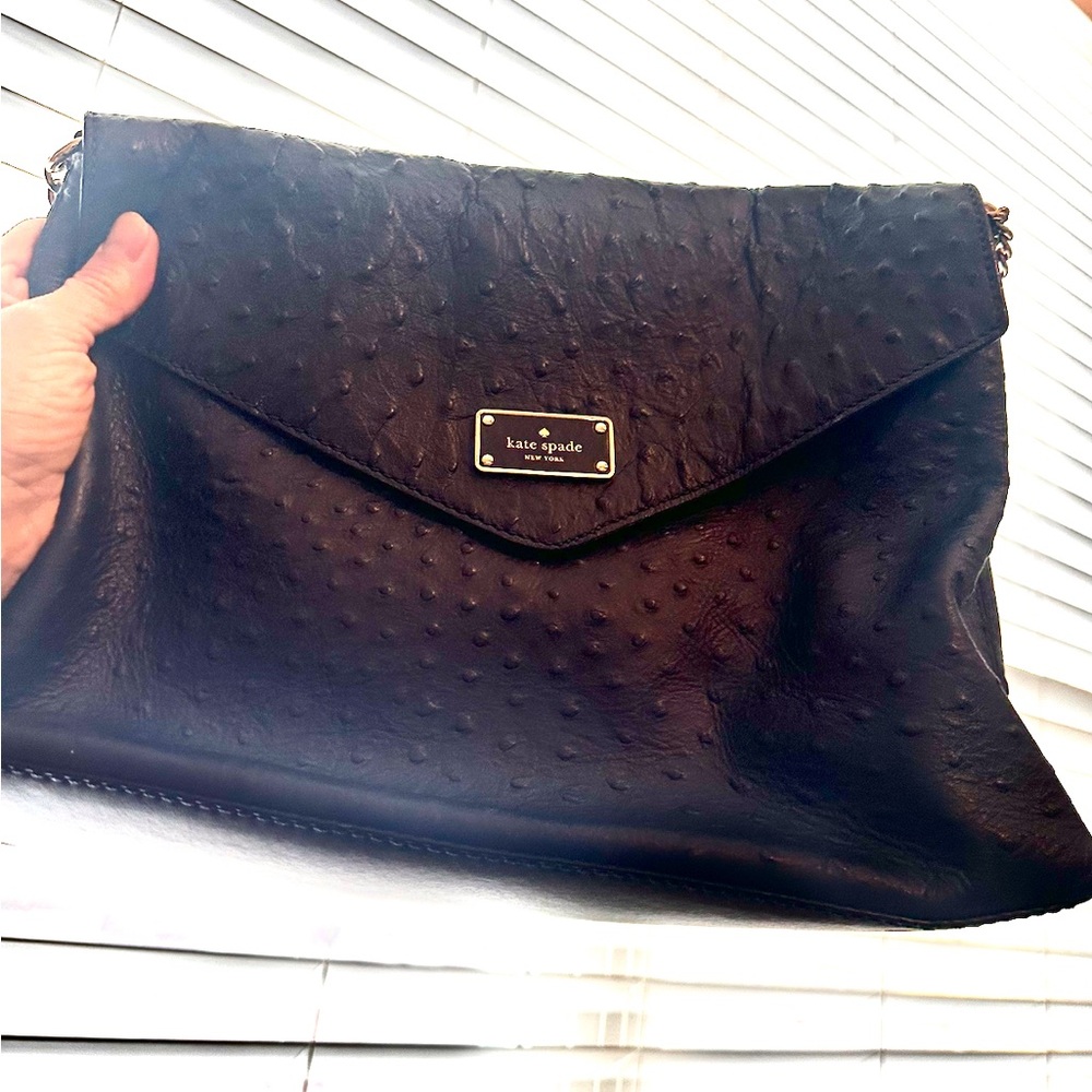 Kate Spade Dark Blue Textured Shoulder Bag - Picture 11 of 11